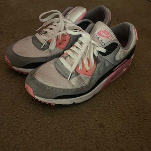 Men’s Nike air max 90 pink charcoal grey